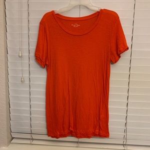 Orange t-shirt- J. Crew. Large